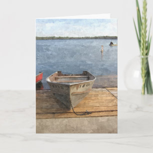 SOMMERKARTE: Lake Harriet, "Boat & Couple"_ Card Karte
