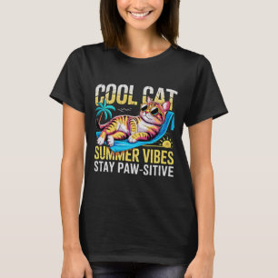 Sommerkatze - Cooles Ingwer-Strand-Top für Frauen  T-Shirt