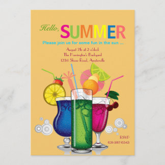 Sommerkühler Einladung