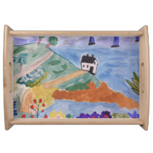 Sommerküste & Blume Tray
