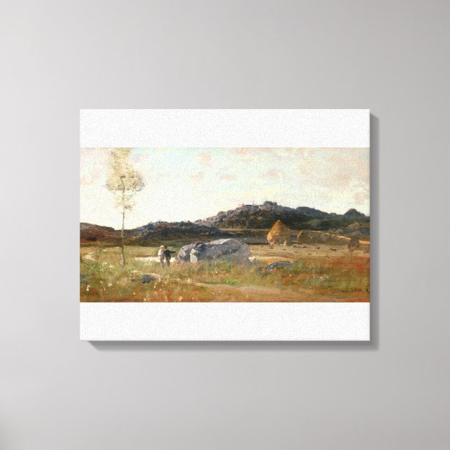 Sommerlandschaft Leinwanddruck (Vorderseite)