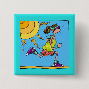 Sommerläufer (Frau) Button