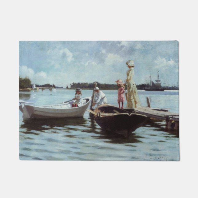 Sommerleben auf den Inseln (von Albert Edelfelt) Fußmatte (Vorderseite)