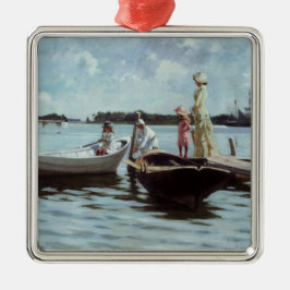 Sommerleben auf den Inseln (von Albert Edelfelt) Ornament Aus Metall