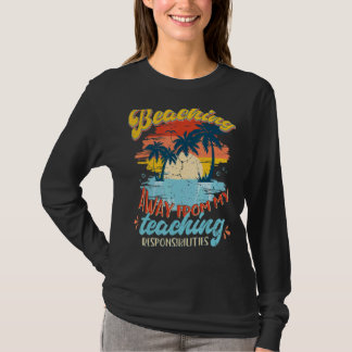 Sommerlehrer jagen nicht lehren Urlaub Retter T-Shirt