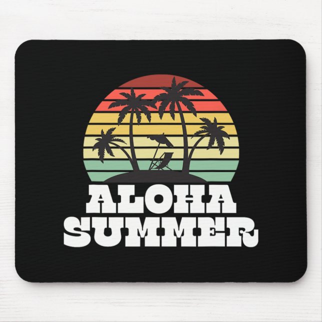 Sommerlehrer Letzter Schultag 1 Mousepad (Vorne)