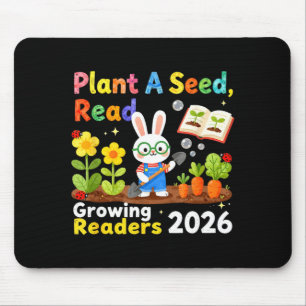 Sommerlektüre 2026 Pflanze einen Samen Lies Wachse Mousepad