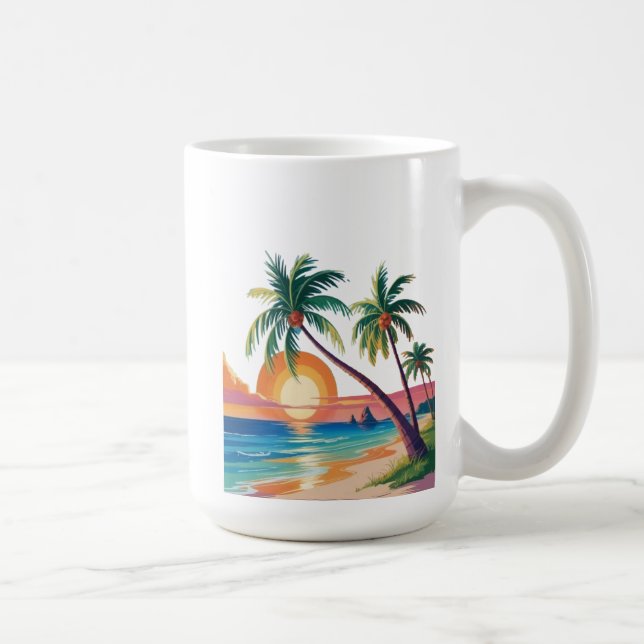 Sommerliche Atmosphäre Kaffeetasse (Rechts)