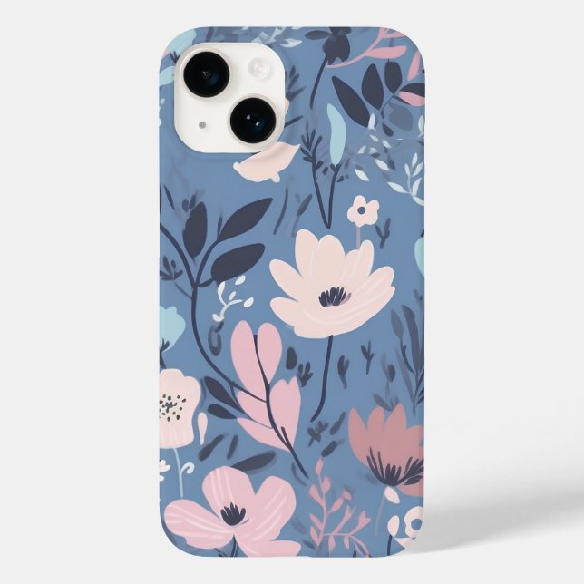 Sommerliche Blume Abstrakt Case-Mate iPhone 14 Hülle (Rückseite)
