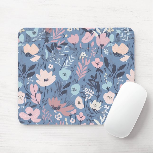 Sommerliche Blume Abstrakt Mousepad (Mit Mouse)
