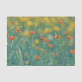 Sommerliche Blume (Blumenfeld) (Rote Blume) Seidenpapier