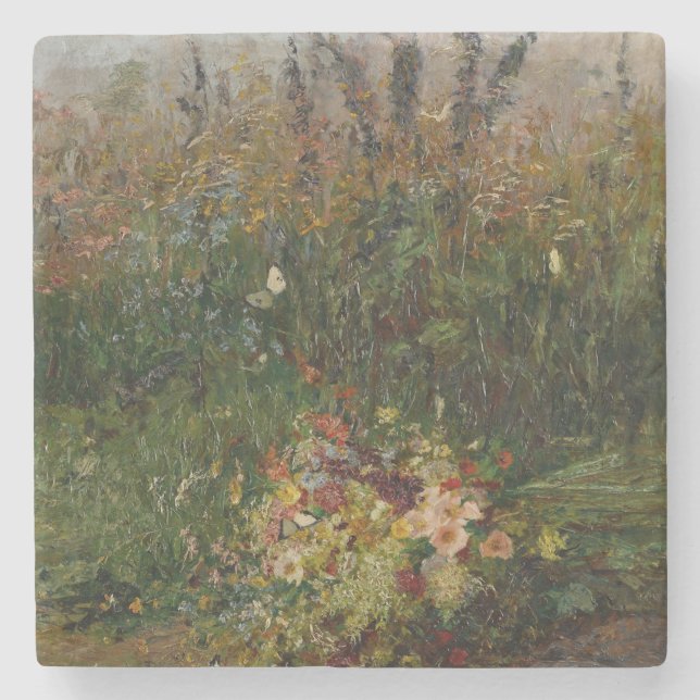Sommerliche Blume des Feldes Steinuntersetzer (Vorderseite)