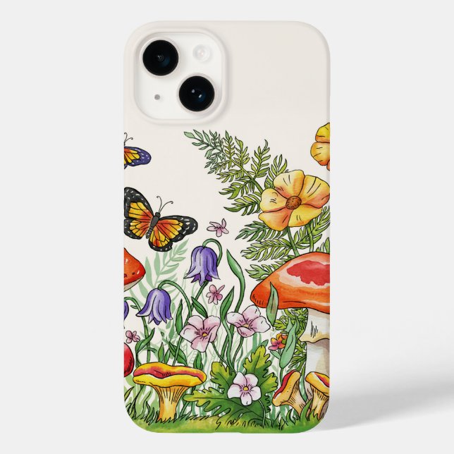 Sommerliche Blume - Fall Case-Mate iPhone 14 Hülle (Rückseite)