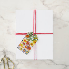Sommerliche Blume Geschenkanhänger