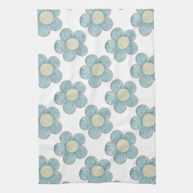 Sommerliche Blume Handtuch (Vertikal)