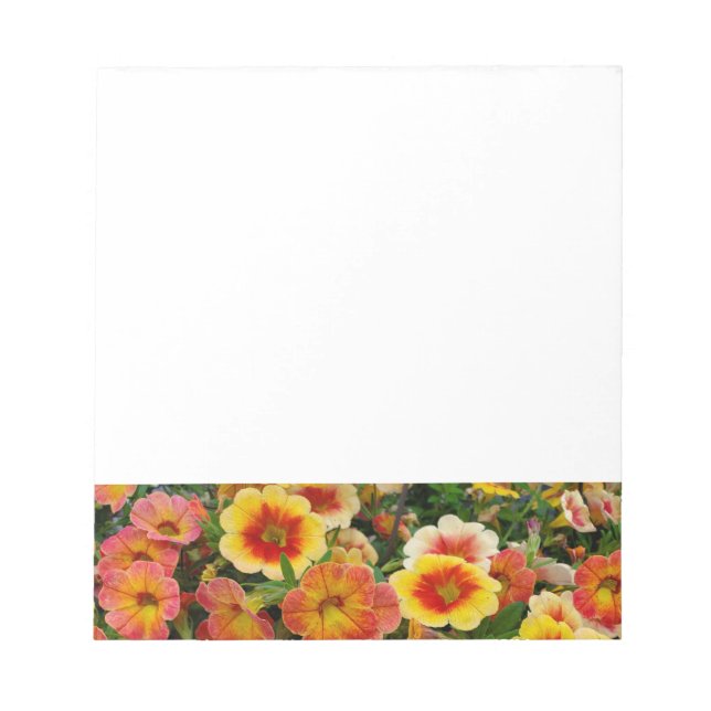 Sommerliche Blume Notizblock (Vorderseite)