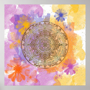 Sommerliche Blume Poster