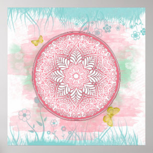 Sommerliche Blume Poster