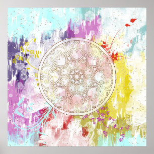 Sommerliche Blume Poster