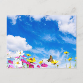 Sommerliche Blume Postkarte