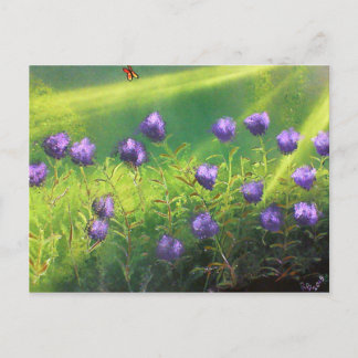 Sommerliche Blume Postkarte