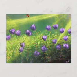 Sommerliche Blume Postkarte