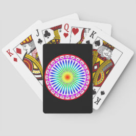 Sommerliche Blume Spielkarten