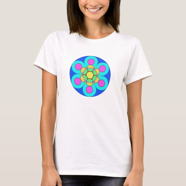 Sommerliche Blume T-Shirt (Vorderseite)