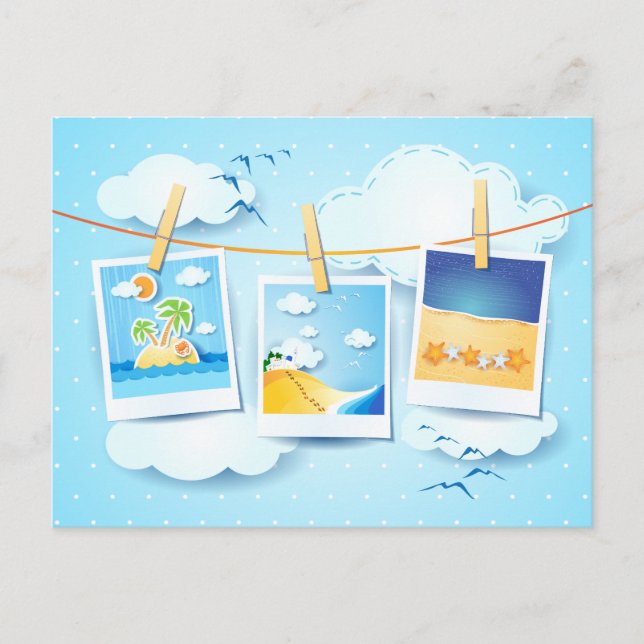 Sommerliche Erinnerungen, Postkarte (Vorderseite)