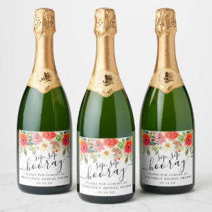 Sommerliche Florals Sip Sip Hooray Brautparty
