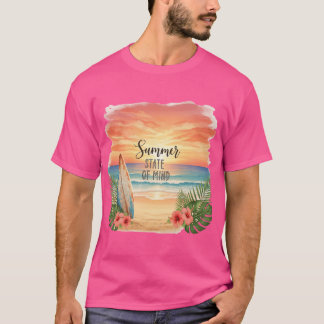 Sommerliche Gemütslage Sonnenuntergang T-Shirt