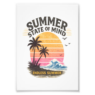 Sommerliche Gemütsverfassung Vintage Fotodruck