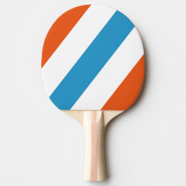 Sommerliche Nostalgie fette Streifen Tischtennis Schläger
