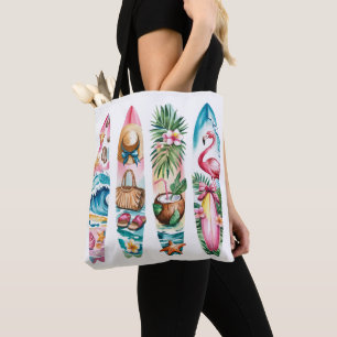 SOMMERLICHE PINSELSTRICHE-SZENEN TASCHE