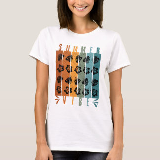 Sommerliche Retro-Tropen-Vintage-Ästhetik T-Shirt