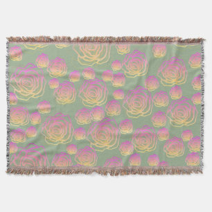 Sommerliche Rose Decke
