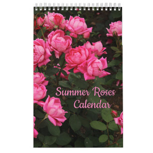 Sommerliche Rose Kalender