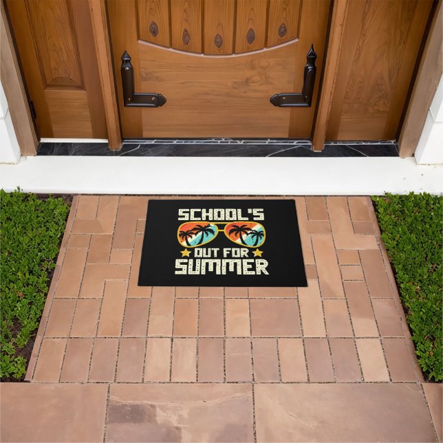 Sommerliche Schule Fußmatte (Außenbereich)