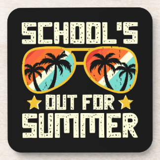 Sommerliche Schule Getränkeuntersetzer