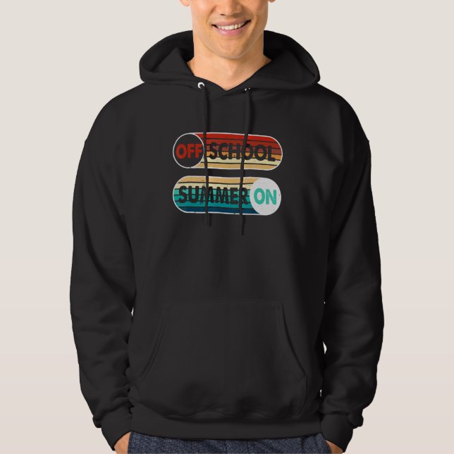 Sommerliche Schule Hoodie (Vorderseite)