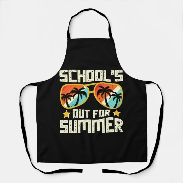 Sommerliche Schule Schürze (Vorderseite)