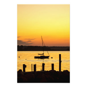 Sommerliche Silhouette Fotodruck