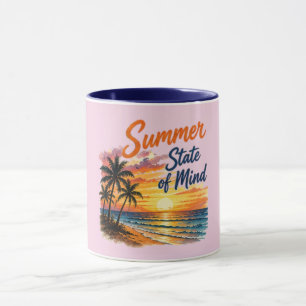 Sommerliche Stimmung Trendige Strand-Vibes Tasse
