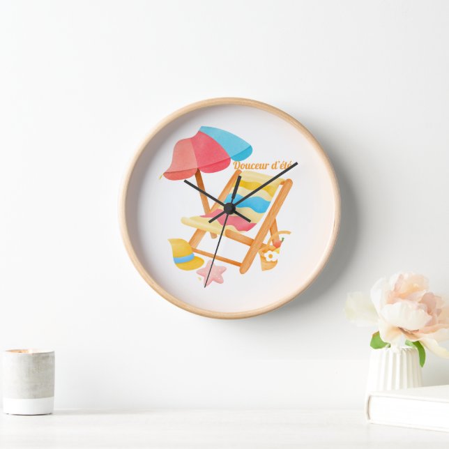Sommerliche Süße Uhr (Zuhause)
