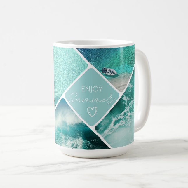 Sommerliche Tasse genießen (VorderseiteRechts)