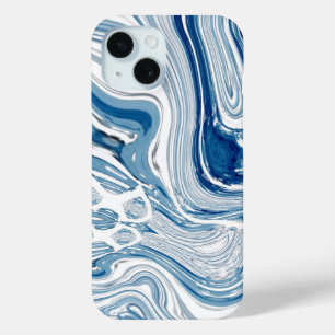 sommerliche Wasserwellen Wasserfarbene Wirbel Case-Mate iPhone Hülle