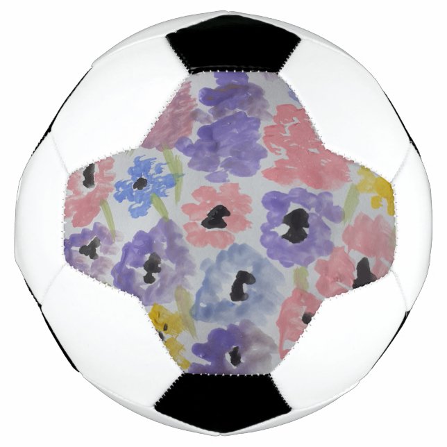 Sommerliche Wildblumen Fußball (Vorderseite)
