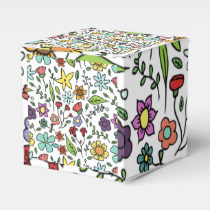 Sommerliche Wildblumen Geschenkschachtel