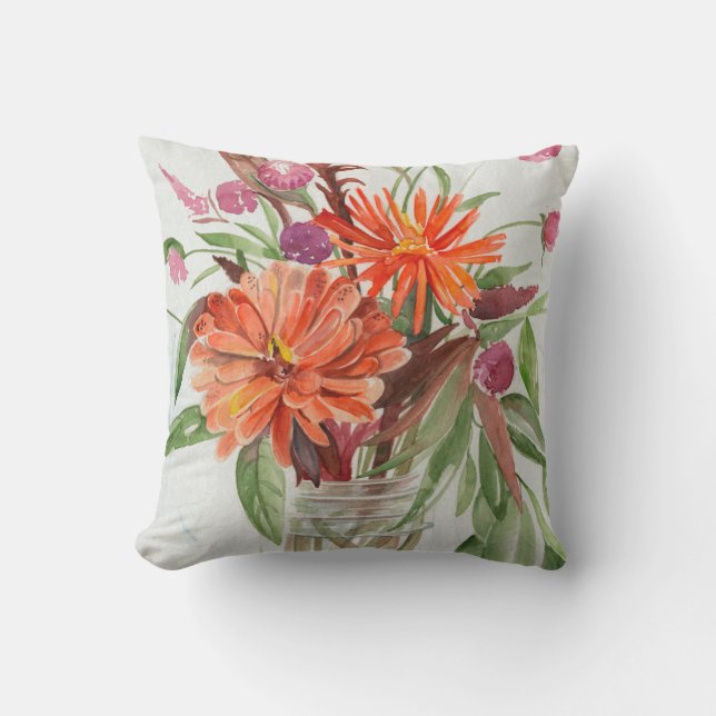 Sommerliche Wildblumen Kissen (Vorderseite)