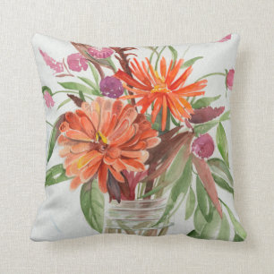 Sommerliche Wildblumen Kissen